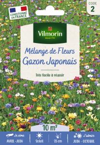 Gazon Japonais - 10 m² - Mélange de fleurs